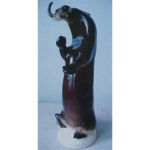 Статуетка ЛФЗ Видра з рибою