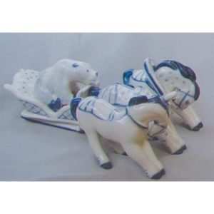 Статуэтка Вербилки Медведь на тройке