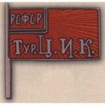 Нагрудный знак «Член ЦИК Туркестанской Советской Республики (ТСР)». 1918 — 20 гг.