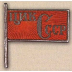 Нагрудный знак «Член ЦИК СССР». 20-е - 30-е гг. Тип 2