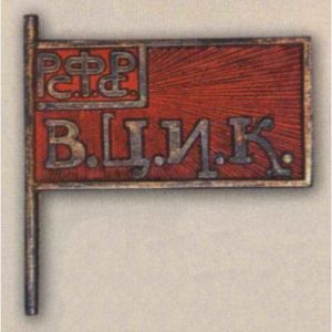 Нагрудный знак «Член ВЦИК РСФСР». 20-е - 30-е гг.