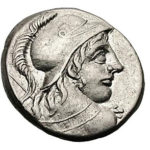 Серебряный Республиканский Денарий Гнея Лентула, 76-74 год до н.э.