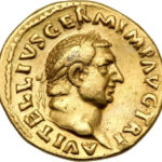 Золотой ауреус, Авл Вителий Германик Август, 69 год