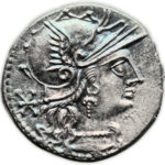 Серебряный Республиканский Денарий Луция Минуция, 133 год до н.э.