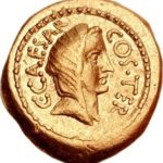 Золотой ауреус, Гай Юлий Цезарь, 60-42 год до н.э.