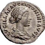 Серебряный Денарий Аннии Аврелии Галерии Луциллы, 164-196 год