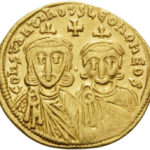 Золотой солид Византии, Лев IV Хазар, 775-780 год