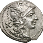 Серебряный Республиканский Денарий Анонимного выпуска, 199-170 год до н.э.