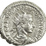 Серебряный Антониниан Элагабала (Цезаря Марка Аврелия Антонина Августа), 218-222 год