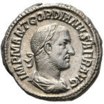 Серебряный Денарий Цезаря Марка Антония Гордиана I Семпрониана Романа Африкана Августа, 238 год