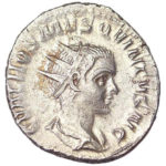 Серебряный Антониниан Гая Валента Гостилиана Мессия Квинта, 251 год