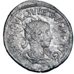 Серебряный Антониниан Тита Фульвия Юния Квиета, 260-261 год