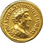 Золотой ауреус, Цезарь Марк Аврелий Антонин Август, 161-180 год