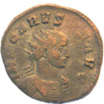 Серебряный Антониниан Цезаря Марка Аврелия Кара Августа, 282-283 год