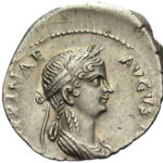 Серебряный Денарий Юлии Агриппины (Агриппины Младшей), 50-54 год