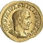 Золотой ауреус, Цезарь Марк Юлий Филипп Август, 244-249 год
