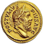 Золотой ауреус, Цезарь Марк Кассиан Латиний Постум Август Германик Максим, 259-268 год