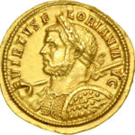 Золотой ауреус, Цезарь Марк Анний Флориан Август, 276 год