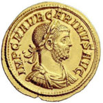 Золотой ауреус, Цезарь Марк Аврелий Карин Август, 283-285 год