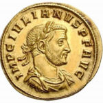 Золотой ауреус, Марк Аврелий Сабин Юлиан, 284-285 год