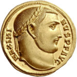 Золотой ауреус, Цезарь Гай Валерий Галерий Максимин 2 Август, 309-313 год