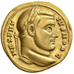 Золотой ауреус, Цезарь Марк Аврелий Валерий Максенций Август, 306-312 год