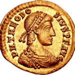 Золотой солид, Флавий Феодосий 1 Август, 379-394 год