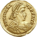 Золотой солид, Флавий Гонорий Август, 393-423 год