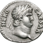 Серебряный Денарий Нерона Клавдия Цезаря Августа Германика, 54-68 год