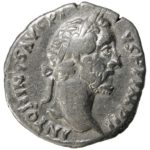 Серебряный Денарий Цезаря Тита Элия Адриана Антонина Августа, 138-161 год