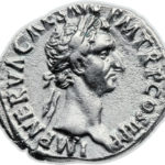 Серебряный Денарий Марка Кокцея Нервы Цезаря Августа, 96-98 год