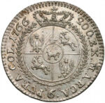 Серебряная монета Шестак (6 грошей) Средневековой Польши