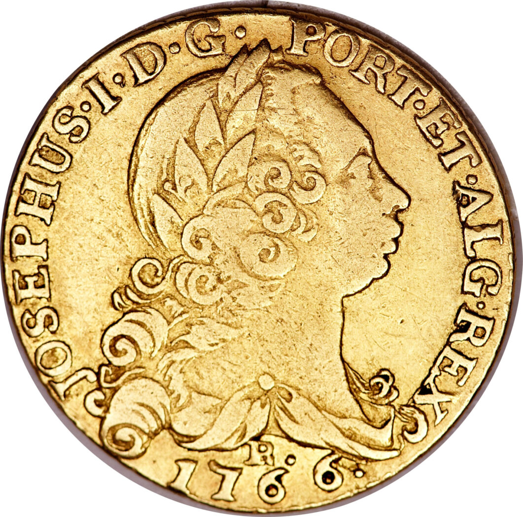 Золотая монета 3200 рейсов (3200 Réis) Бразилия