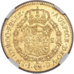 Золота монета 4 Ескудо (4 Escudos) Чилі