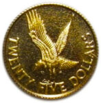 Золота монета 25 доларів Віргінських островів