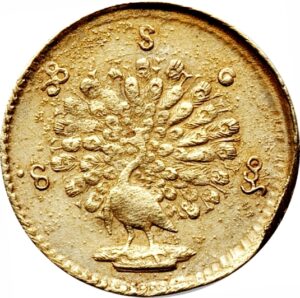 Золотая монета 1 Му (1 Mu) Бирма