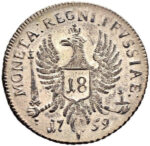 Серебряная монета 18 Грошей (18 Groschen) Германия