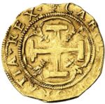 Золота монета 1 Крона (1 Corona) Іспанія