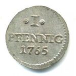 Срібна монета 1 Пфеніг (1 Pfennig) Німеччина