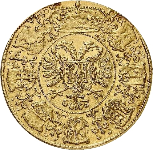 Золотая монета 2 Дуката (2 Ducats) Франция