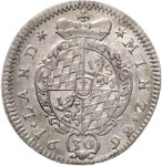 Серебряная монета 30 Крейцеров (30 Kreuzer) Германия