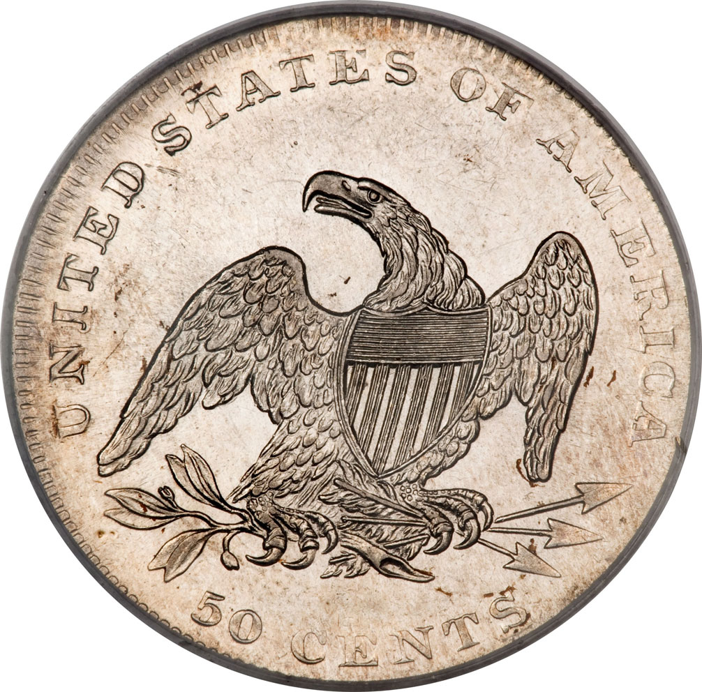 Серебряная монета 50 Центов (50 Cent) США