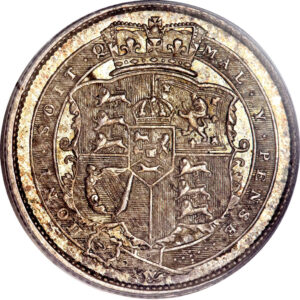 Серебряная монета 1 Шиллинг (1 Shilling) Великобритания