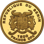 Золота монета 1500 Франків Беніна