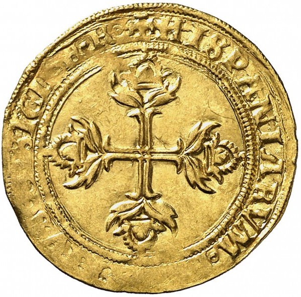 Золотая монета 1 Эскудо (1 Escudo) Испания