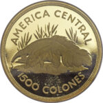 Золота монета 1500 Колонів (1500 Colones) Коста-Ріка