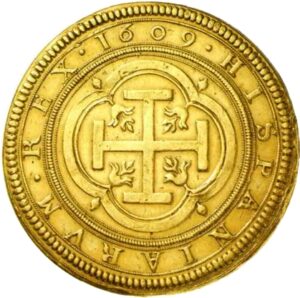 Золотая монета 100 Эскудо (100 Escudo) Испания