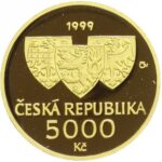 Золота монета 5000 Крон (5000 Korun) Чехія