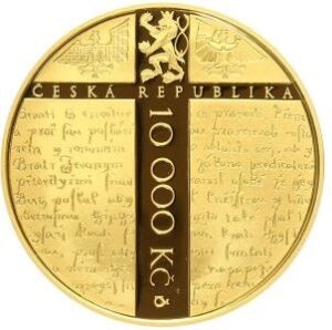 Золотая монета 10 000 Крон (10 000 Korun) Чехия
