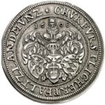 Серебряная монета Гульден Средневековой Германии